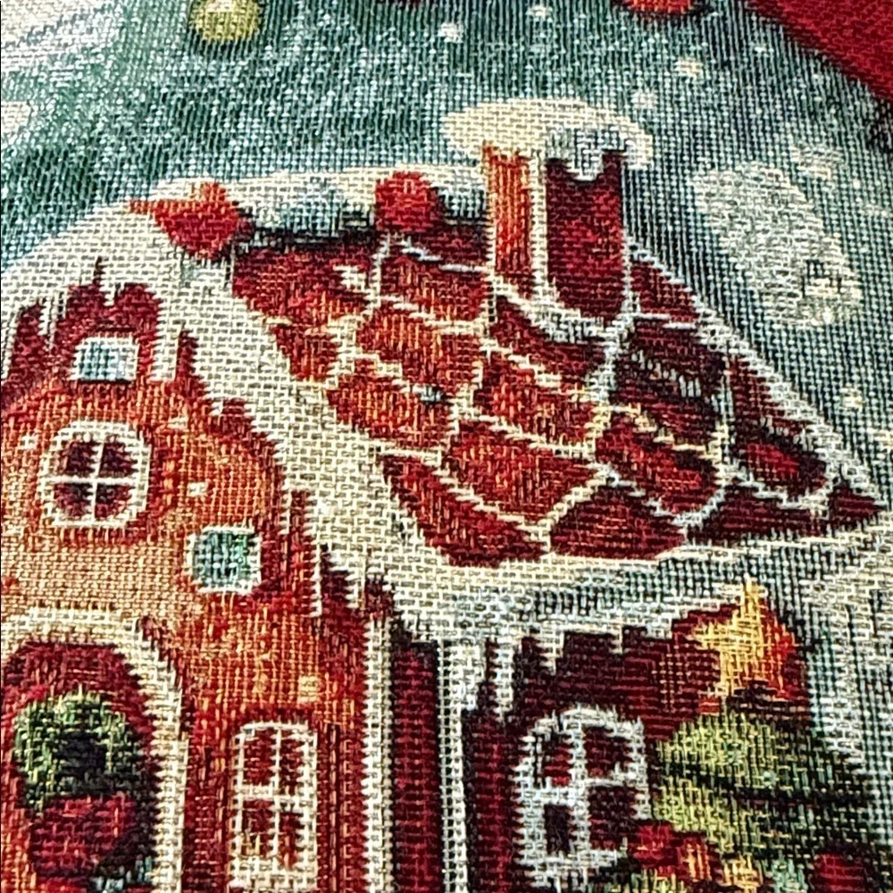 Caldeira Crosstitch Christmas stitched pillows Viral Vintage 🎅🏻